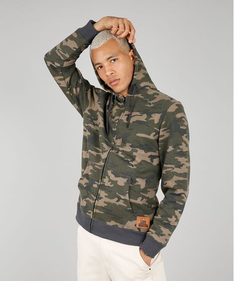 Blusao-Masculino-em-Moletom-Estampado-Camuflado-com-Capuz-Verde-Militar-9364230-Verde_Militar_1