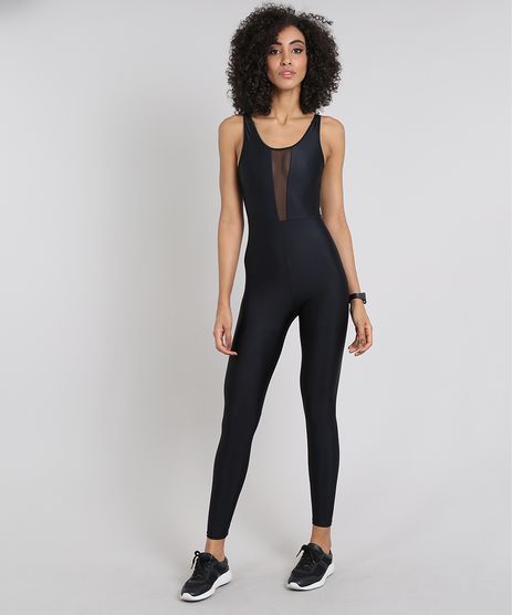 Macacao-Feminino-Esportivo-Ace-com-Recorte-em-Tule-Preto-9546524-Preto_1