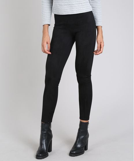 Calca-Legging-Feminina-com-Suede-Preta-9452751-Preto_1