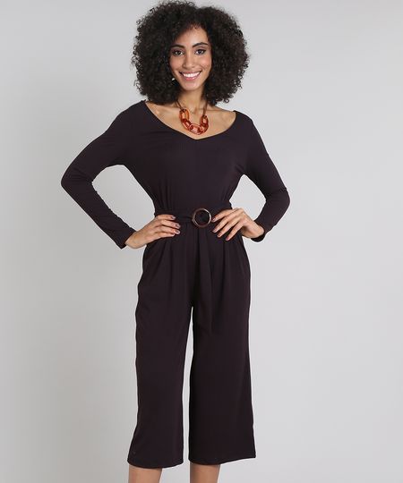 Macacao-Feminino-Pantacourt-Canelado-Manga-Longa-Decote-V-com-Cinto-Preto-9576256-Preto_1 Macacao-Feminino-Pantacourt-Canelado-Manga-Longa-Decote-V-com-Cinto-Preto-9576256-Preto_1