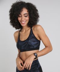 Top-Feminino-Esportivo-Ace-Estampado-de-Folhagem-Alcas-Cruzadas-Bojo-Removivel-Chumbo-9556465-Chumbo_1