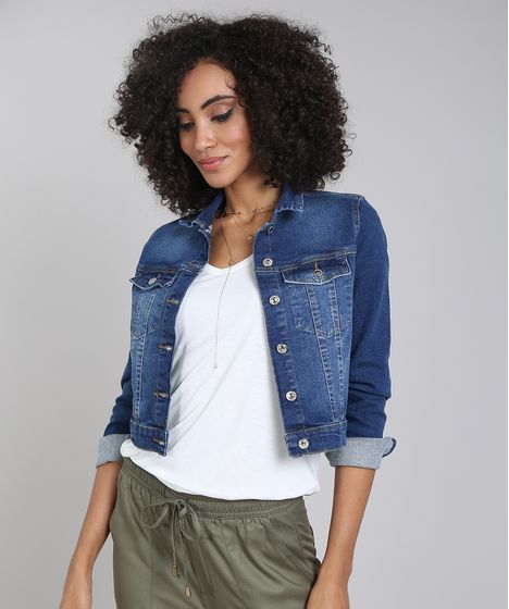 comprar jaqueta jeans feminina