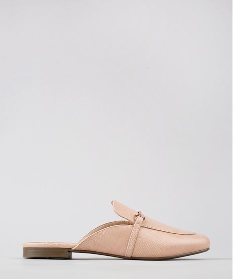 Mule-Feminino-Via-Uno-Bico-Redondo-Croco-com-Fivela-Rose-9648673-Rose_1