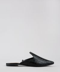 Mule-Feminino-Via-Uno-Bico-Fino-Croco-Preto-9647670-Preto_1
