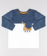 Camiseta-Infantil-com-Recorte-de-Trator-e-Bolso-Manga-Longa-Off-White-9531226-Off_White_1
