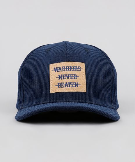 Bone-Masculino-Aba-Curva-em-Veludo-Cotele-Azul-Marinho-9571560-Azul_Marinho_1