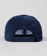 Bone-Masculino-Aba-Curva-em-Veludo-Cotele-Azul-Marinho-9571560-Azul_Marinho_3