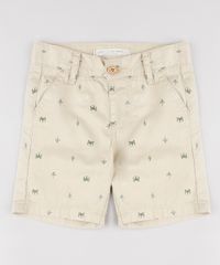 Bermuda-de-Sarja-Infantil-Estampada-Raposa-Kaki-9527103-Kaki_1