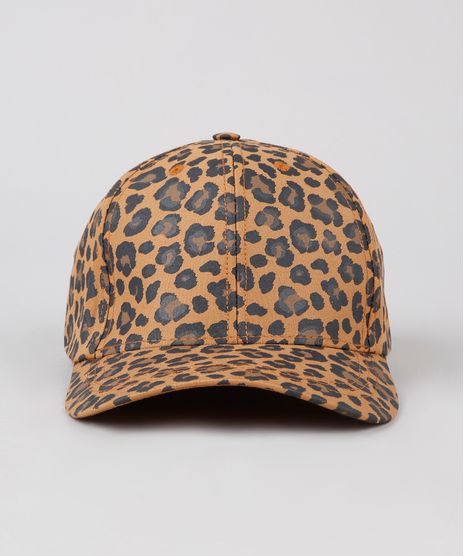 Bone-Feminino-Aba-Curva-Estampado-Animal-Print-Caramelo-9614897-Caramelo_1