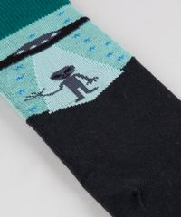 Meia-Masculina-Cano-Alto-Divertida-com-Estampa-de-ET-Preta-9636340-Preto_5