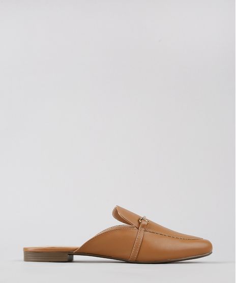 Mule-Feminino-Via-Uno-Bico-Redondo-com-Fivela-Caramelo-9648087-Caramelo_1