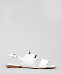 Rasteira-Feminina-com-Fivela-Tartaruga-Branca-9627688-Branco_1