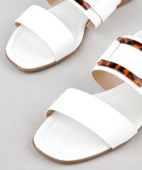 Rasteira-Feminina-com-Fivela-Tartaruga-Branca-9627688-Branco_2