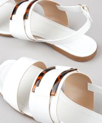 Rasteira-Feminina-com-Fivela-Tartaruga-Branca-9627688-Branco_5