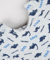 Macaquinho-Infantil-Estampado-de-Dinossauro-Manga-Curta-Gola-Careca-Cinza-Mescla-9577629-Cinza_Mescla_5