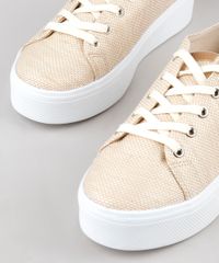 Tenis-Feminino-Via-Uno-Flatform-em-Palha-Bege-9662058-Bege_5