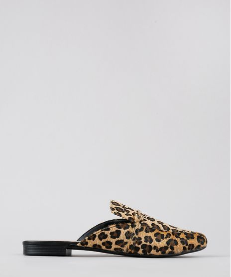 Mule-Feminino-Via-Uno-Bico-Redondo-Estampado-Animal-Print-em-Pelo-Bege-9647665-Bege_1