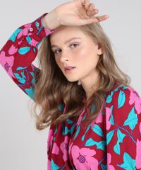 Vestido-Feminino-Curto-Mindset-Envelope-Estampado-Floral-Manga-Longa-Vinho-9645695-Vinho_4 Vestido-Feminino-Curto-Mindset-Envelope-Estampado-Floral-Manga-Longa-Vinho-9645695-Vinho_4