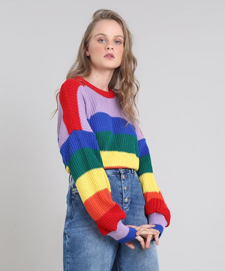 Sueter-Feminino-Mindset-Arco-Iris-em-Trico-Multicor-9640205-Multicor_1