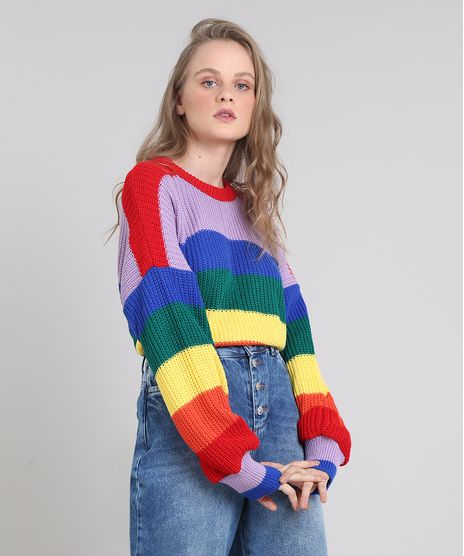 Sueter-Feminino-Mindset-Arco-Iris-em-Trico-Multicor-9640205-Multicor_1