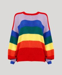 Sueter-Feminino-Mindset-Arco-Iris-em-Trico-Multicor-9640205-Multicor_5