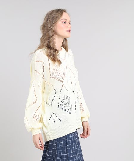 Sueter-Feminino-Mindset-Amplo-em-Trico-Amarelo-Claro-9674889-Amarelo_Claro_1