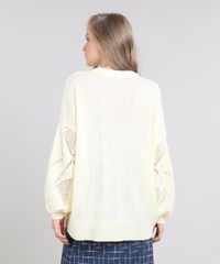 Sueter-Feminino-Mindset-Amplo-em-Trico-Amarelo-Claro-9674889-Amarelo_Claro_2