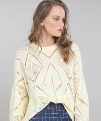 Sueter-Feminino-Mindset-Amplo-em-Trico-Amarelo-Claro-9674889-Amarelo_Claro_4