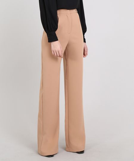 calça pantalona alfaiataria feminina