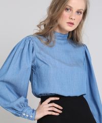 Blusa-Jeans-Feminina-Mindset-Manga-Longa-Gola-Alta-Azul-Claro-9669440-Azul_Claro_4