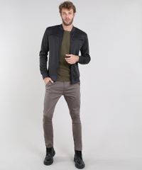 Jaqueta-Masculina-Felpada-com-Bolsos-Chumbo-8834795-Chumbo_3