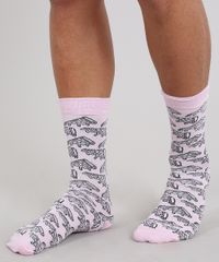 Meia-Masculina-Cano-Alto-Divertida-Estampada-de-Pizzas-Rosa-Claro-9560942-Rosa_Claro_2