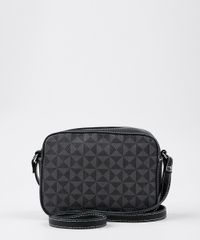 Bolsa-Feminina-Transversal-Pequena-Estampada-Geometrica-Preta-9360379-Preto_1