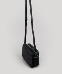 Bolsa-Feminina-Transversal-Pequena-Estampada-Geometrica-Preta-9360379-Preto_3