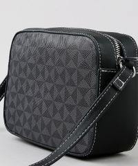 Bolsa-Feminina-Transversal-Pequena-Estampada-Geometrica-Preta-9360379-Preto_4