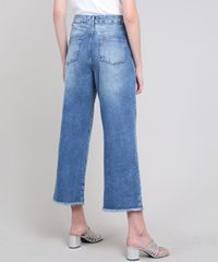 Calca-Jeans-Feminina-Pantalona-Mindset-Cintura-Super-Alta-com-Botoes-Azul-Medio-9391033-Azul_Medio_2
