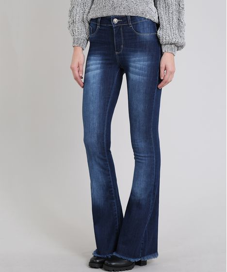 calça jeans flare cea