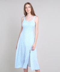 Vestido-Feminino-Mindset-Midi-Estampado-Floral-com-Fenda-Alca-Media-Azul-Claro-9688658-Azul_Claro_1