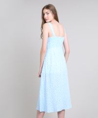 Vestido-Feminino-Mindset-Midi-Estampado-Floral-com-Fenda-Alca-Media-Azul-Claro-9688658-Azul_Claro_2