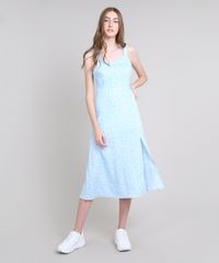 Vestido-Feminino-Mindset-Midi-Estampado-Floral-com-Fenda-Alca-Media-Azul-Claro-9688658-Azul_Claro_3