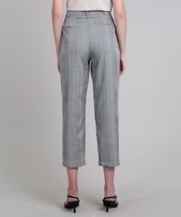 Calca-Feminina-Mindset-Alfaiatada-Estampada-Xadrez-Cinza-Mescla-9661015-Cinza_Mescla_2
