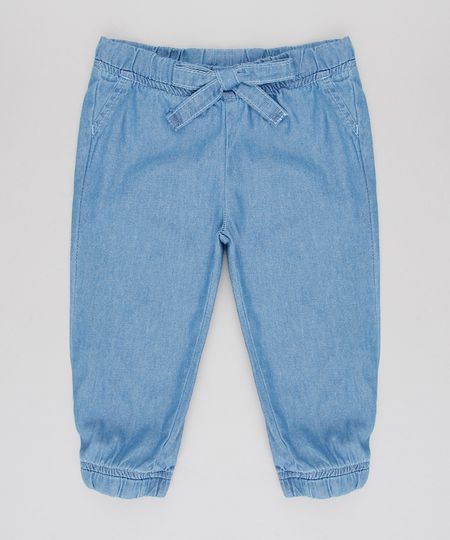 Calca-Jeans-Infantil-Jogger-com-Elastico-Azul-Medio-9588555-Azul_Medio_1