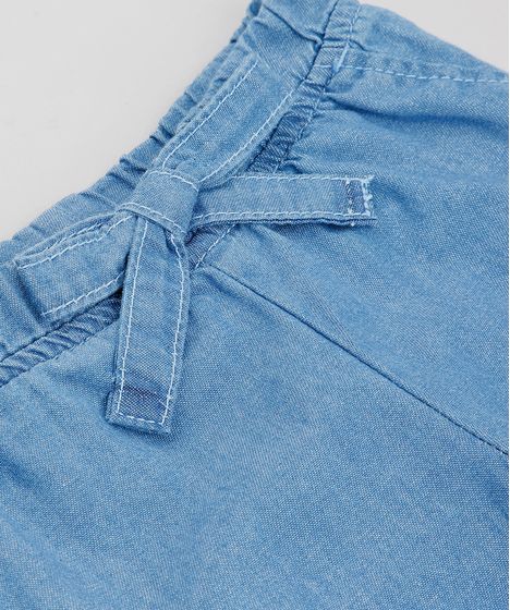 calça jeans infantil com elastico na cintura