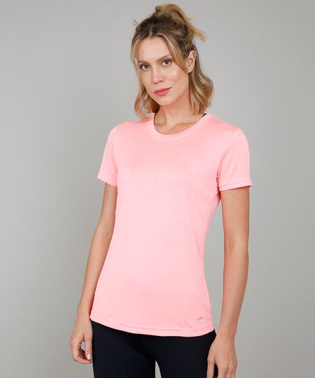 Blusa-Feminina-Esportiva-Ace-Basica-Manga-Curta-Decote-Redondo-Rosa-Neon-9322360-Rosa_Neon_1
