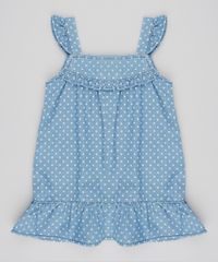 Vestido-Jeans-Infantil-Estampado-de-Poa-com-Babados-Sem-Manga-Azul-Medio-9561507-Azul_Medio_1
