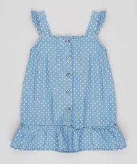 Vestido-Jeans-Infantil-Estampado-de-Poa-com-Babados-Sem-Manga-Azul-Medio-9561507-Azul_Medio_2
