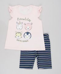 Conjunto-Infantil-de-Blusa-Animais-Sem-Manga-Rosa-Claro---Bermuda-Legging-Listrada-Azul-Marinho-9557600-Azul_Marinho_1