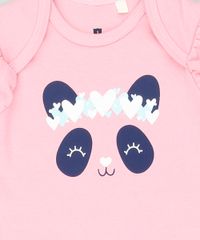 Conjunto-Infantil-de-Body-Panda-Manga-Curta-Rosa---Bermuda-em-Moletom-Estampada--Off-White-9577623-Off_White_4