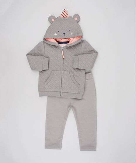Conjunto-Infantil-de-Blusao-com-Capuz-Matelasse---Calca-em-moletom-Cinza-9450987-Cinza_1