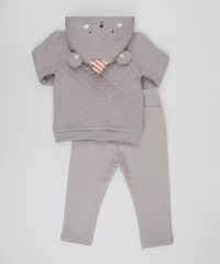 Conjunto-Infantil-de-Blusao-com-Capuz-Matelasse---Calca-em-moletom-Cinza-9450987-Cinza_2